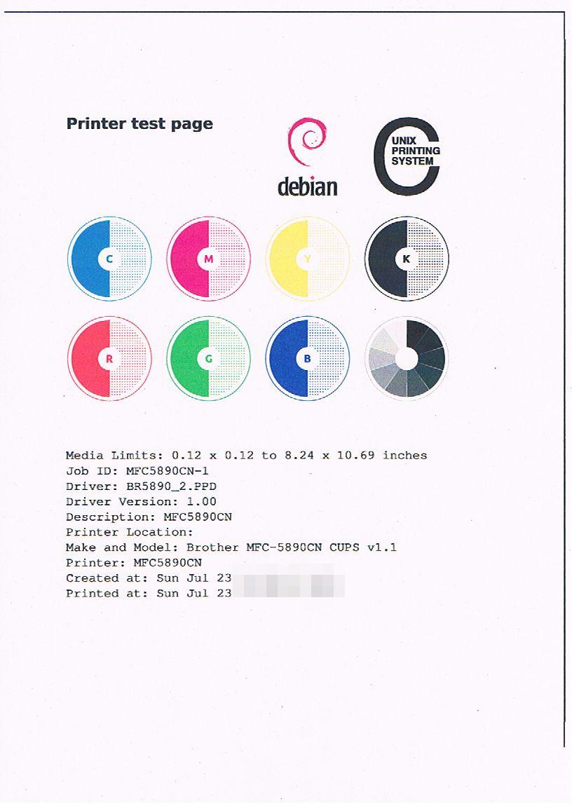 Drucker + Scanner Brother MFC 5890CN auf Linux Debian installieren